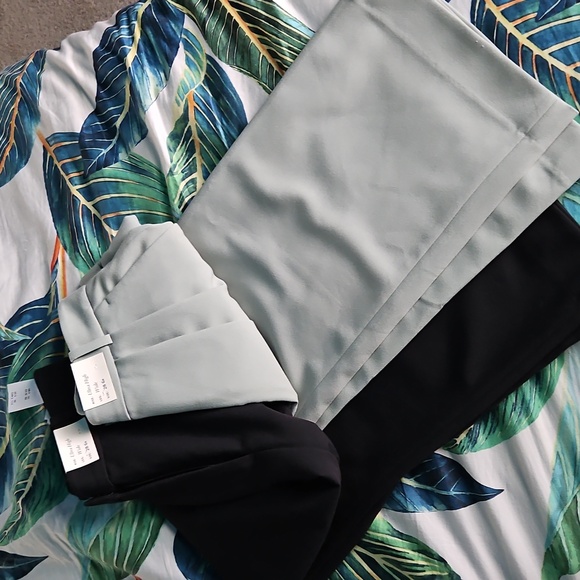 2 Pairs Abercrombie & Fitch Ultra High Rise Wide Leg Trouser 28 6R - Picture 3 of 5